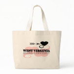 Pink Heart West Virginia bags