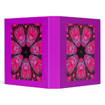 Pink Hearts and Purple Butterflies binders by CountrySunshinePix Pink Hearts and Purple Butterflies binders