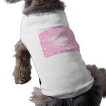 Pink Hearts Background Pet Tee
