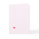 Pink Hearts Card
