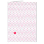 Pink Hearts Card