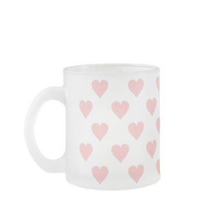 Pink Hearts Coffee Mug mug