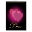 Pink Hearts Love 2 cards by ambermooncards Pink Hearts Love 2 cards