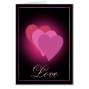 Pink Hearts Love cards by ambermooncards Pink Hearts Love cards