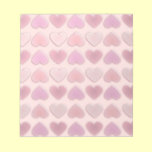 pink hearts notepads