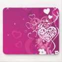Pink Hearts mousepads by knotth Pink Hearts mousepads