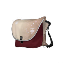 Pink Hearts Rickshaw Messenger Bag rickshaw messenger bags