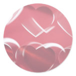 Pink Hearts Sticker