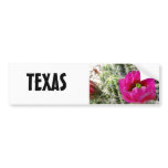 Pink hedgehog cactus flower collection bumper sticker
