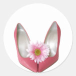 Pink Heels Stickers
