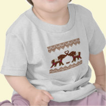 Pink Henna Heart Elephants Shirt t-shirts