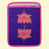 Pink Henna Tattoo Lotus Ipad Sleeve ipad sleeves