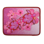 Pink Hibiscus And Honu Turtles