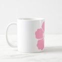 Pink hibiscus F mug