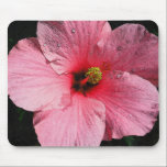 Pink Hibiscus Mousepad mousepads