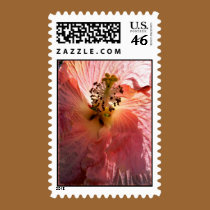 Pink Hibiscus stamps