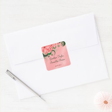 Unique Square Stickers