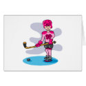 Pink hockey girl 99