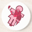 Pink Hockey Player Girl
