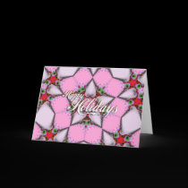Pink Holidays Card by webgrrl Pink Holidays Card