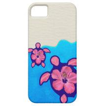 Pink Honu Turtles iPhone 5 Covers