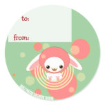 pink hooded bunny