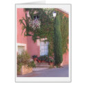Pink House with Blue Door cards