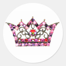 Pink Hues of a Tiara stickers