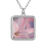 Pink Hyacinth Wedding Necklace