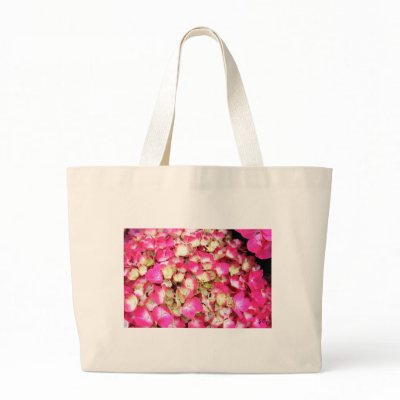 Pink Hydrangea Bouquet Bag by CyrScenes