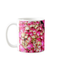 Pink Hydrangea Bouquet Coffee Mugs