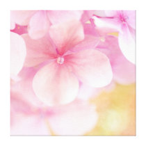 Pink Hydrangea Dream- Baby Nursery Wrapped Canvas canvas prints