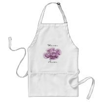 Pink Hydrangea Flower Power aprons by loraseverson Pink Hydrangea Flower Power aprons