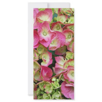 Pink Hydrangea Rack Cards