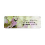 Pink Hydrangea Return Address Label