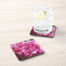 Pink Hydrangea Set of Coasters