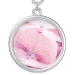 Pink Hydrangea - spring colored necklace necklaces