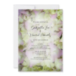 Pink Hydrangea Wedding Invitation