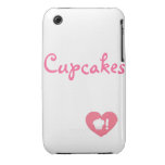 Pink I Love Cupcakes Customizable iPhone 4 4s Case casemate cases