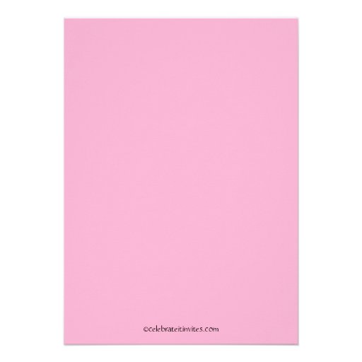 Pink Ice Cream Cone Birthday Invitation
