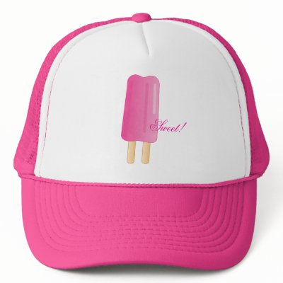 Pink Ice-Pop Trucker Hats by candystore