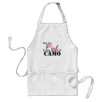 Pink In My House Of Camo aprons