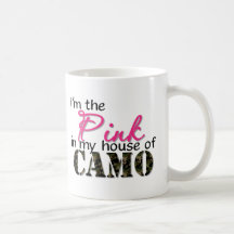 Pink In My House Of Camo Mugs