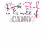 Pink In World Of Camo T Shirt