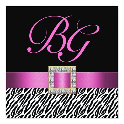 pink and zebra wedding invitations pink initials zebra stripes wedding invitation zazzle pink and zebra wedding invitations pink initials zebra stripes wedding invitation zazzle