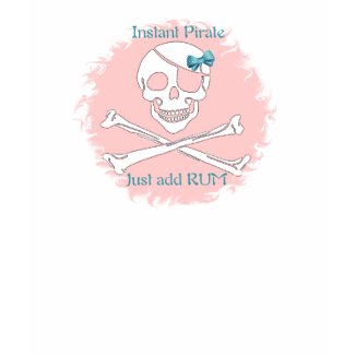 Pink Instant Pirate shirt