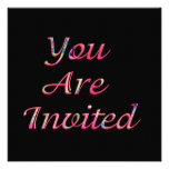 pink invitation invitations