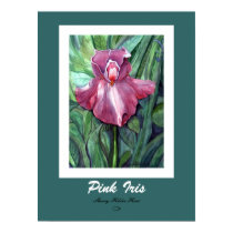 Pink Iris Print by SherryHolderHunt Pink Iris Print