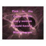 Pink is for life Poster Pink is for life Poster