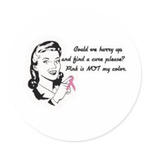 Pink is Not My Color! stickers